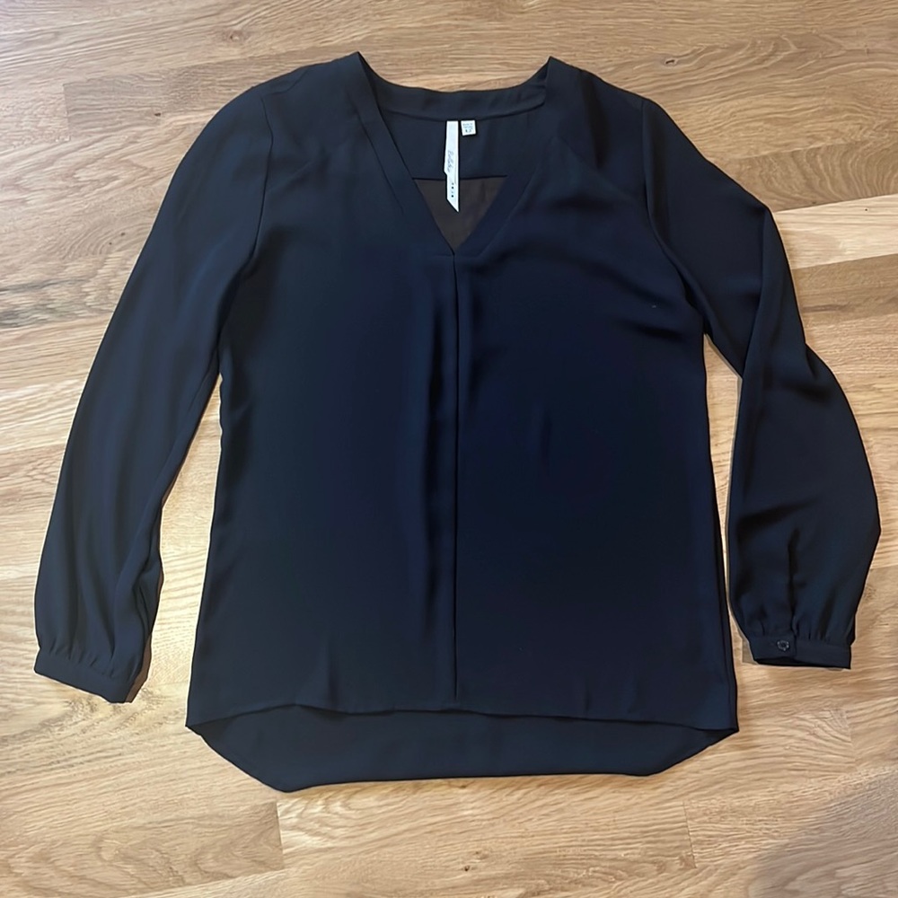 Simple black blouse